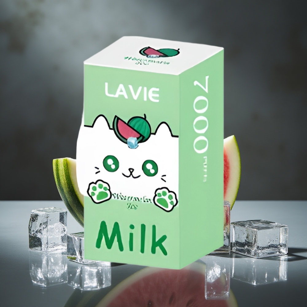 LAVIE Milk 7000 Puffs 16ML Melancia Gelada Recarregável Type C