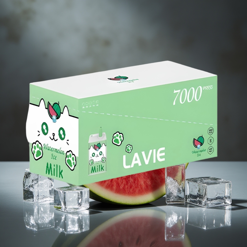 LAVIE Milk 7000 Puffs 16ML Melancia Gelada Recarregável Type C