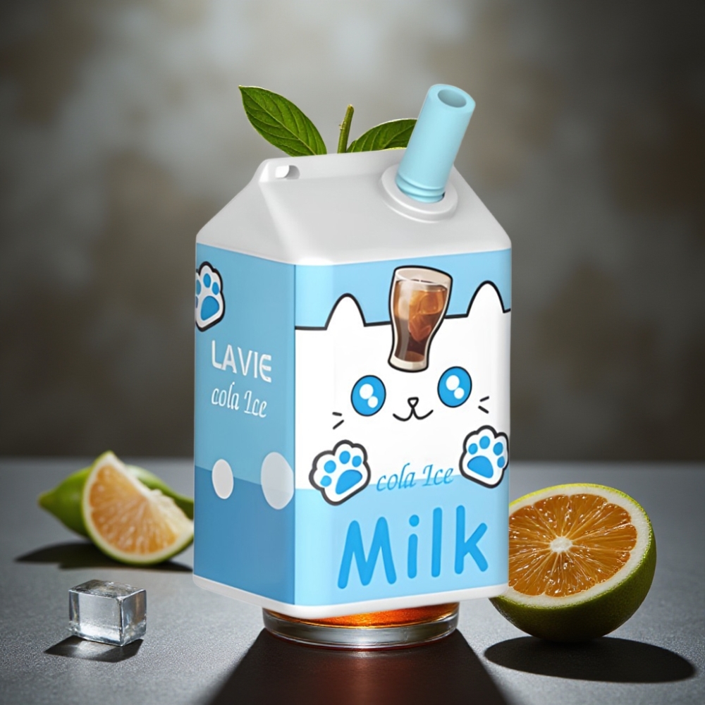 LAVIE Milk 7000 Puffs Recarregável Tipo C 16ML Cola Gelada