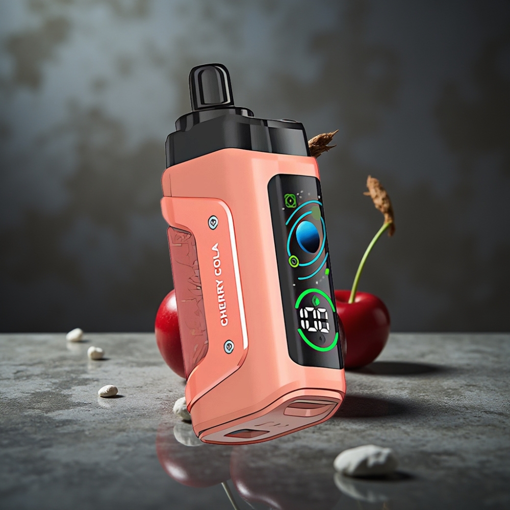 Razz Bar 45000 Puffs Disposable Vape Cereja Cola com Bobina Mesh 1.0 Ohm e Fluxo de Ar Ajustável Razz Bar 45000 Puffs Disposable Vape Cereja Cola com Bobina Mesh 1.0 Ohm e Fluxo de Ar Ajustável