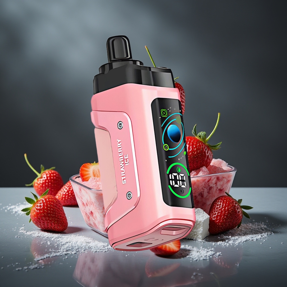 Razz Bar 45000 Puffs Disposable Vape Gelado de Morango com Bobina Mesh 1.0 Ohm e Bateria 650 mAh Razz Bar 45000 Puffs Disposable Vape Gelado de Morango com Bobina Mesh 1.0 Ohm e Bateria 650 mAh