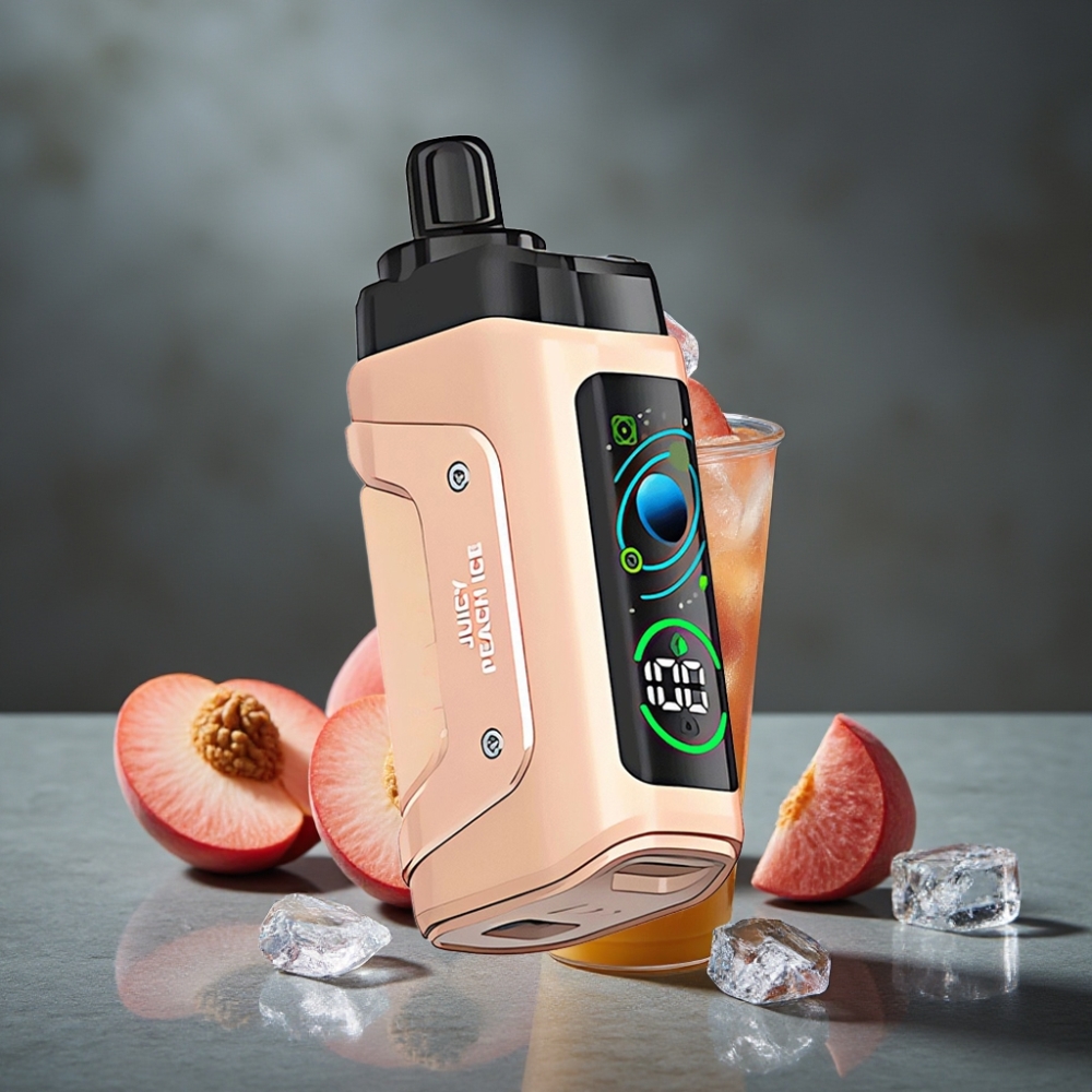 Razz Bar 45000 Puffs Disposable Vape Pêssego Suculento Gelo com Bobina Mesh 1.0 Ohm e Bateria 650mAh Razz Bar 45000 Puffs Disposable Vape Pêssego Suculento Gelo com Bobina Mesh 1.0 Ohm e Bateria 650mAh