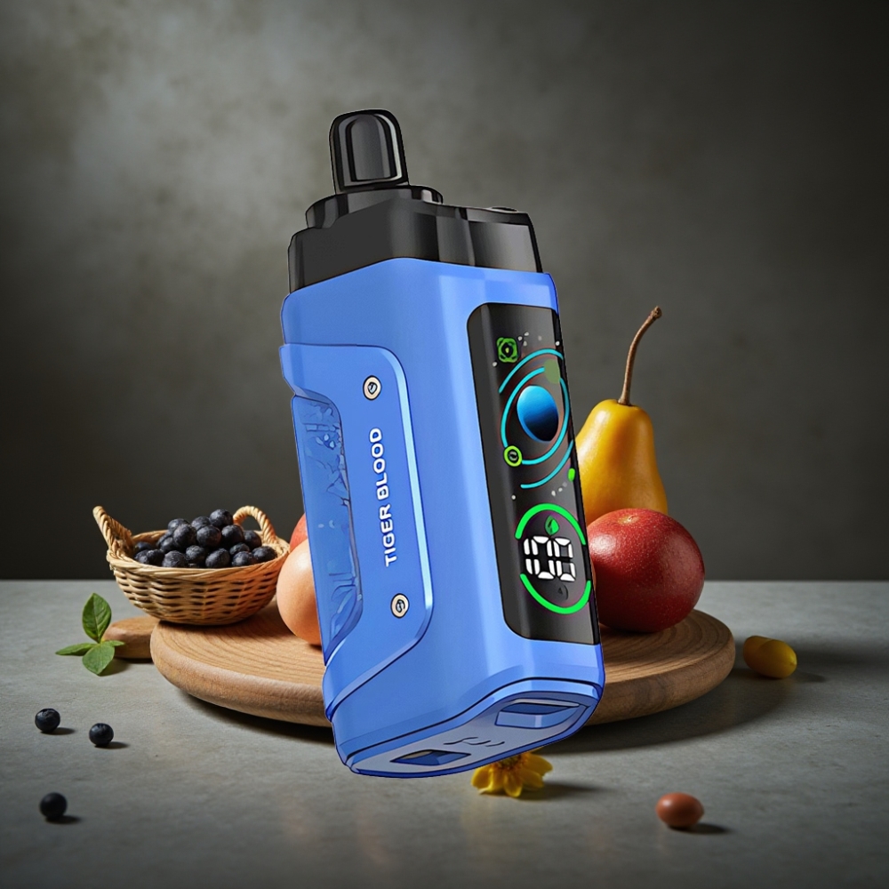 Razz Bar 45000 Puffs Disposable Vape Sangue de Tigre com Bobina Mesh 1.0 Ohm e Bateria 650mAh Razz Bar 45000 Puffs Disposable Vape Sangue de Tigre com Bobina Mesh 1.0 Ohm e Bateria 650mAh