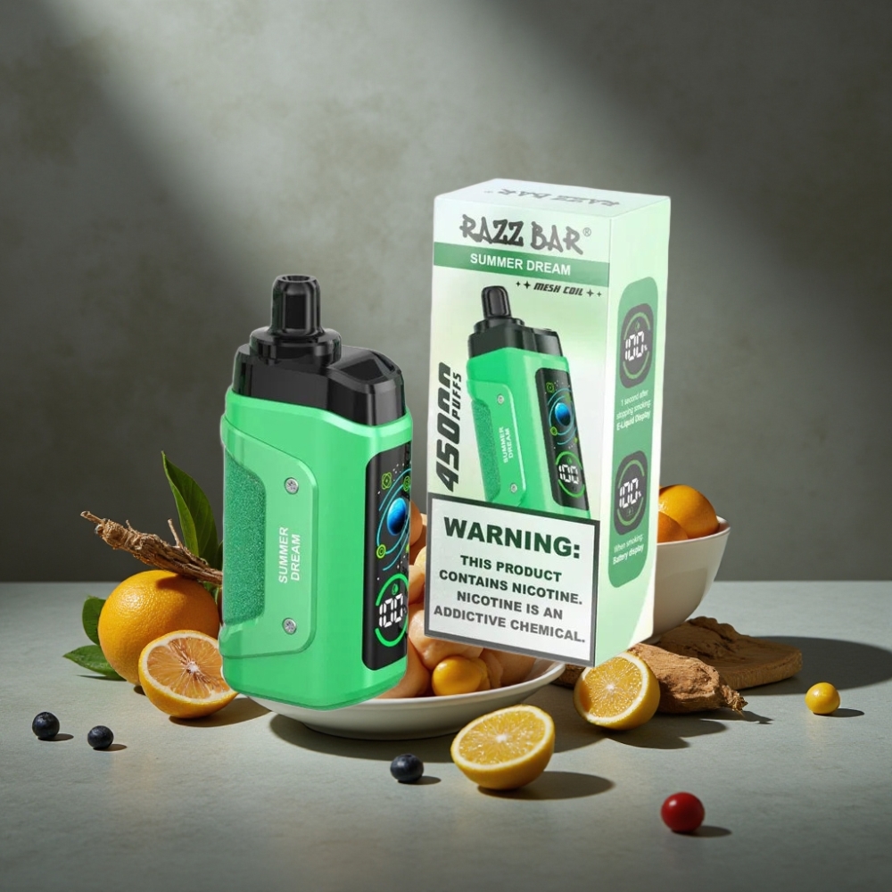 Razz Bar Summer Dream 45000 Puffs Disposable Vape 1.0 Ohm Mesh Coil Type-C Recarregável