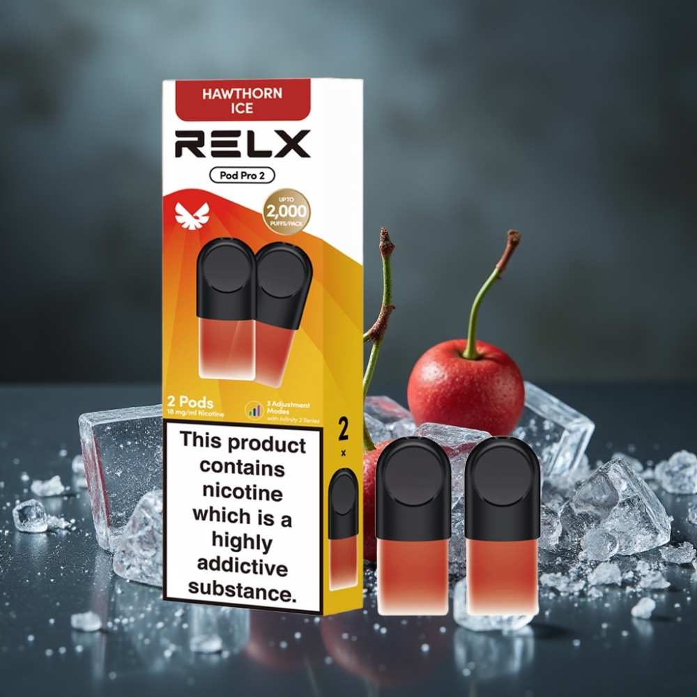 RELX Pod Pro 2 600 Puffs 1.9ml 1.8% Nicotine Açaí Gelo 3 Modos de Voltagem RELX Pod Pro 2 600 Puffs 1.9ml 1.8% Nicotine Açaí Gelo 3 Modos de Voltagem