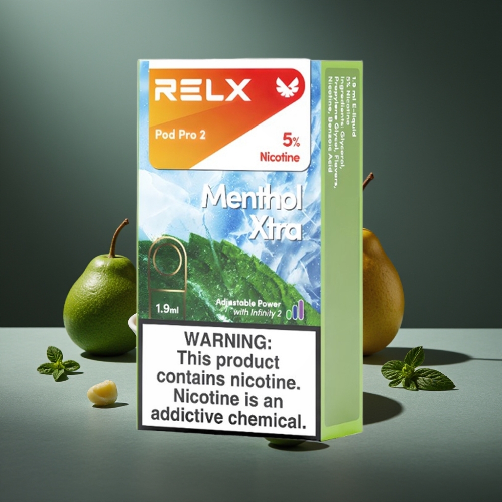 RELX Pod Pro 2 600 Puffs 5% Nicotina 1.9ml Mentolado Xtra Modos Eco/Smooth/Boost