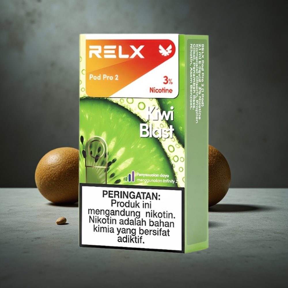 RELX Pod Pro 2 600 puffs 1.9ml 3% Explosão de Kiwi Eco/Smooth/Boost Mode RELX Pod Pro 2 600 puffs 1.9ml 3% Explosão de Kiwi Eco/Smooth/Boost Mode