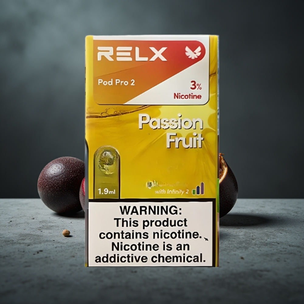 RELX Pod Pro 2 600 puffs 3% Nicotina 1.9ml Maracujá
