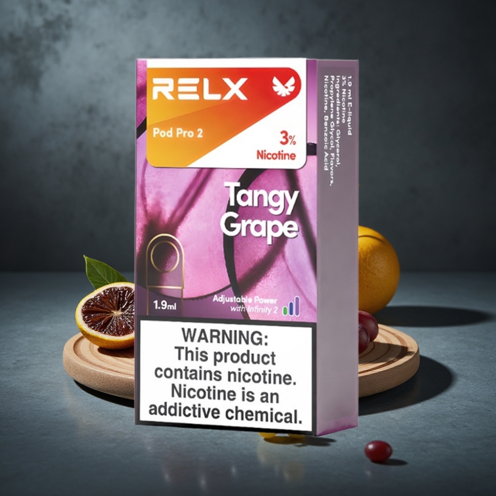 RELX Pod Pro 2 600 puffs 3% Nicotine 1.9ml Uva Picante