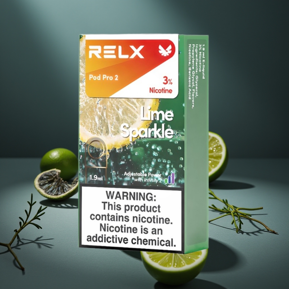 RELX Pod Pro 2 600 puffs 3% nic 1.9ml Limão Brilhante Eco/Smooth/Boost Mode 2/3 pods/pack RELX Pod Pro 2 600 puffs 3% nic 1.9ml Limão Brilhante Eco/Smooth/Boost Mode 2/3 pods/pack