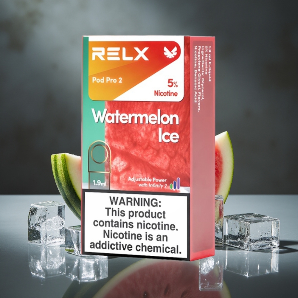 RELX Pod Pro 2 600 puffs 5% Nicotina 1.9ml Melancia Gelada