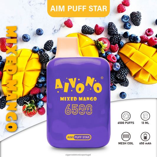 Cigarro Eletronico Atacado - Aivono AIM PUFF STAR 6500 manga mista FR2FJJ296