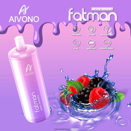 Cigarro Eletrônico - Aivono FATMAN 6800 frutas misturadas FR2FJJ27