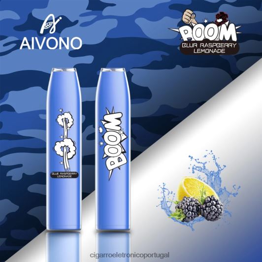 Cigarro Eletrónico Portugal - Aivono AIM BOOM 600 limonada de framboesa azul FR2FJJ355