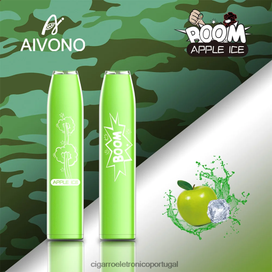 Cigarro Eletrónico Preço Portugal - Aivono AIM BOOM 600 gelo de maçã FR2FJJ354