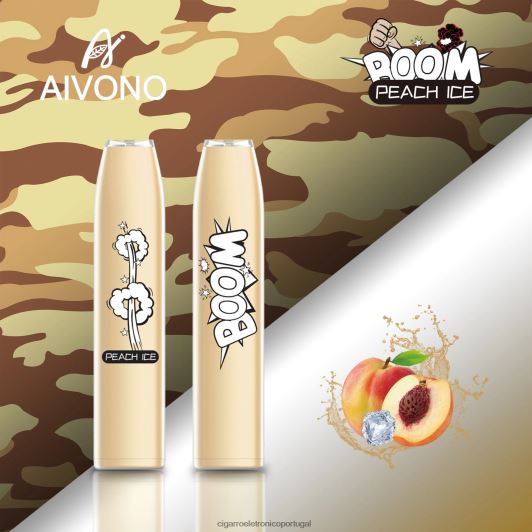 Cigarro Eletronico Atacado - Aivono AIM BOOM 600 gelo de pêssego FR2FJJ362