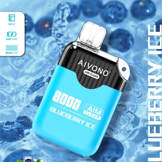 Loja De Cigarro Eletronico Portugal - Aivono AIM CLEAR 8.000 gelo de mirtilo FR2FJJ206
