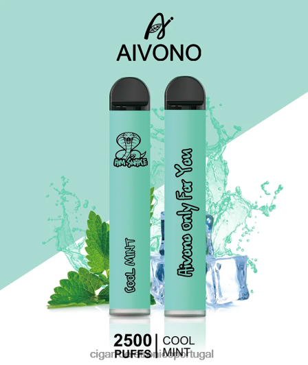 Cigarro Eletrônico - Aivono AIM SNAKE 2500 menta fresca FR2FJJ302