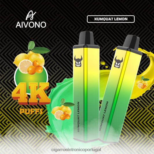 Cigarro Eletrónico Portugal - Aivono AIM FREAK 4000 limão kumquat FR2FJJ256