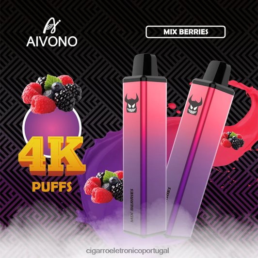 Importação Cigarro Eletrónico Portugal - Aivono AIM FREAK 4000 frutas misturadas FR2FJJ260