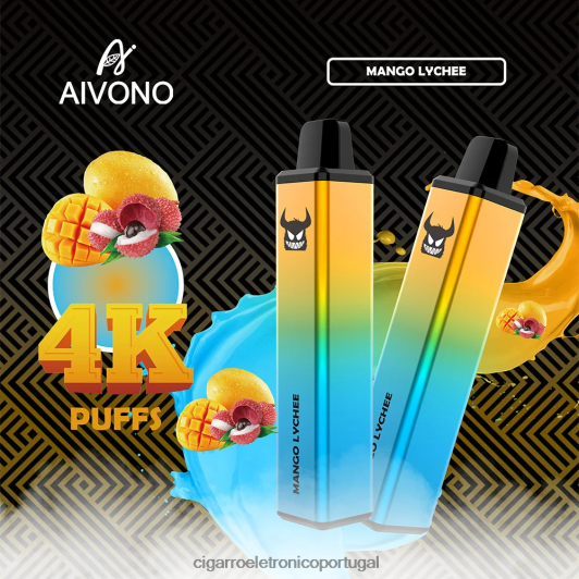 Loja Cigarro Eletronico Portugal - Aivono AIM FREAK 4000 lichia de manga FR2FJJ262