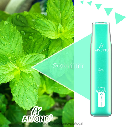 Cigarro Eletrônico Vape - Aivono AIM CAT 400 menta fresca FR2FJJ336
