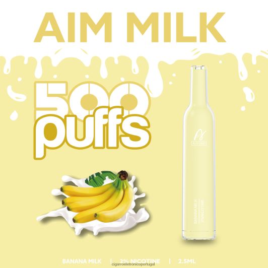 Cigarro Eletrônico Descartável Atacado - Aivono AIM MILK 500 leite de banana FR2FJJ275