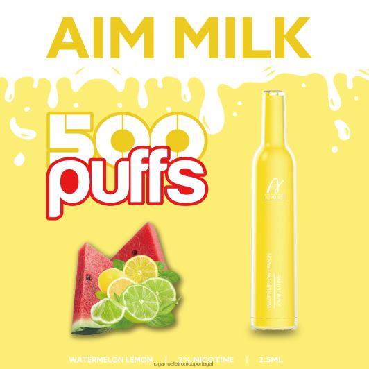 Cigarro Eletrônico Vape - Aivono AIM MILK 500 melancia limão FR2FJJ270