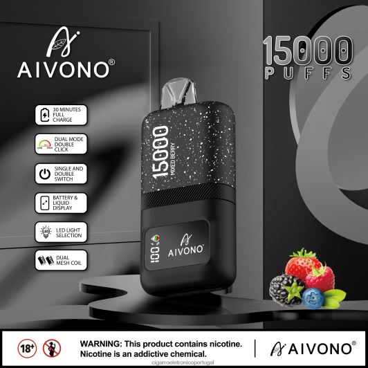 Atacado Vaporizador - Aivono AIM magic 15.000 baga mista FR2FJJ67