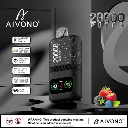 Atacado Vaporizador - Aivono AIM magic 20.000 baga mista FR2FJJ78