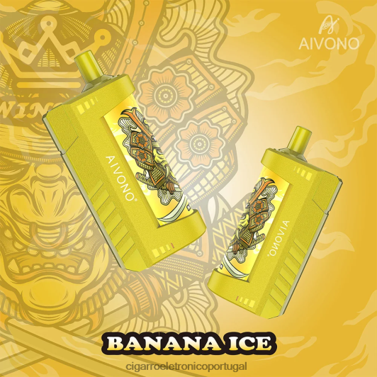 Atacado Vaporizador - Aivono AIM WINNER 5.000 gelo de banana FR2FJJ122