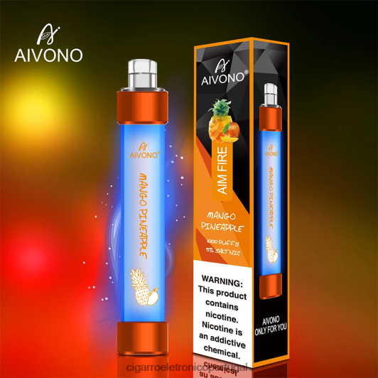 Atacado Vaporizador - Aivono AIM FIRE 1000 abacaxi manga FR2FJJ331