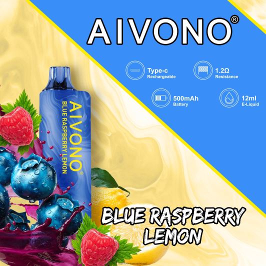 Cigarro Eletronico Atacado - Aivono AIM GUN 7.000 mirtilo framboesa limão FR2FJJ109