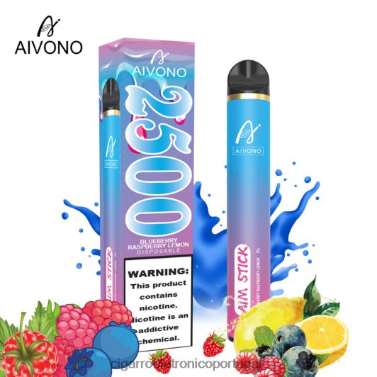 Cigarro Eletrônico Descartável Atacado - Aivono AIM STICK 2500 mirtilo framboesa limão FR2FJJ154