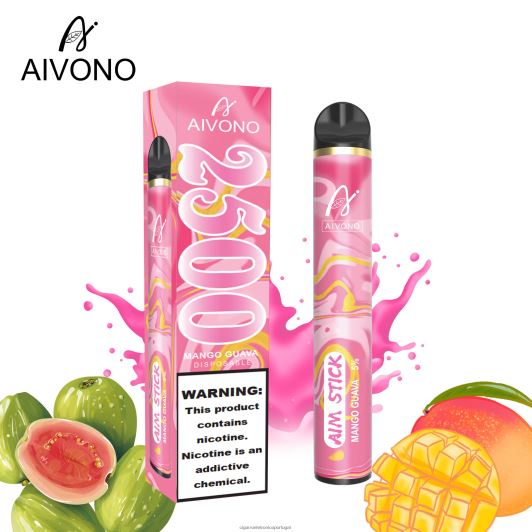Cigarro Eletrónico Portugal - Aivono AIM STICK 2500 manga goiaba FR2FJJ146