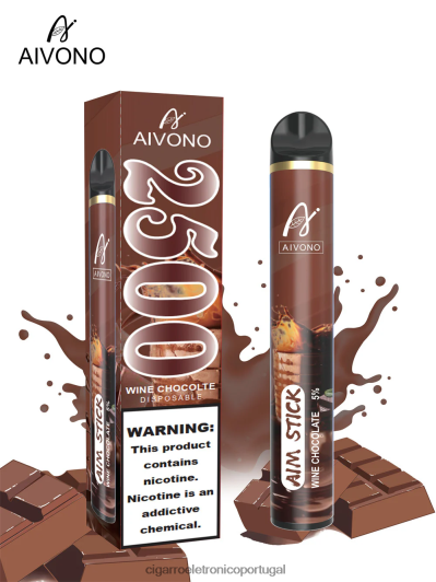 Cigarro Eletrónico Preço Portugal - Aivono AIM STICK 2500 vinho chocolate FR2FJJ156