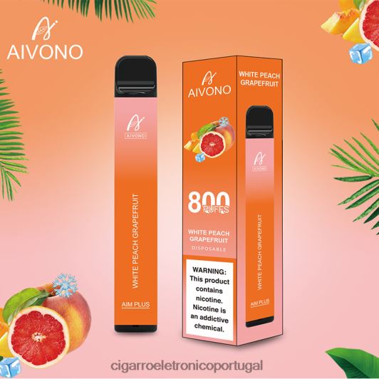Atacado Vaporizador - Aivono AIM PLUS 800 toranja pêssego branco FR2FJJ199