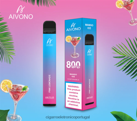 Cigarro Eletrónico Comprar Online - Aivono AIM PLUS 800 limonada rosa FR2FJJ191