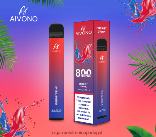 Cigarro Eletrónico Portugal - Aivono AIM PLUS 800 bebida energética FR2FJJ201