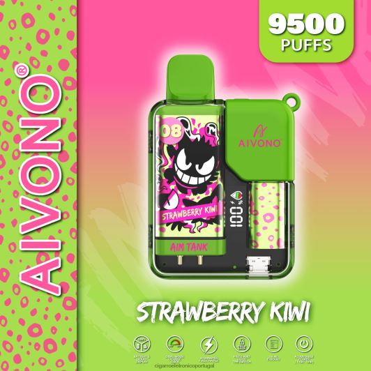Cigarro Eletrónico Portugal - Aivono AIM TANK 9500 kiwi morango FR2FJJ47