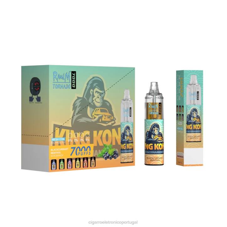 vaporizador de ervas atacado RB641 descartável RandM Tornado 7.000 5%