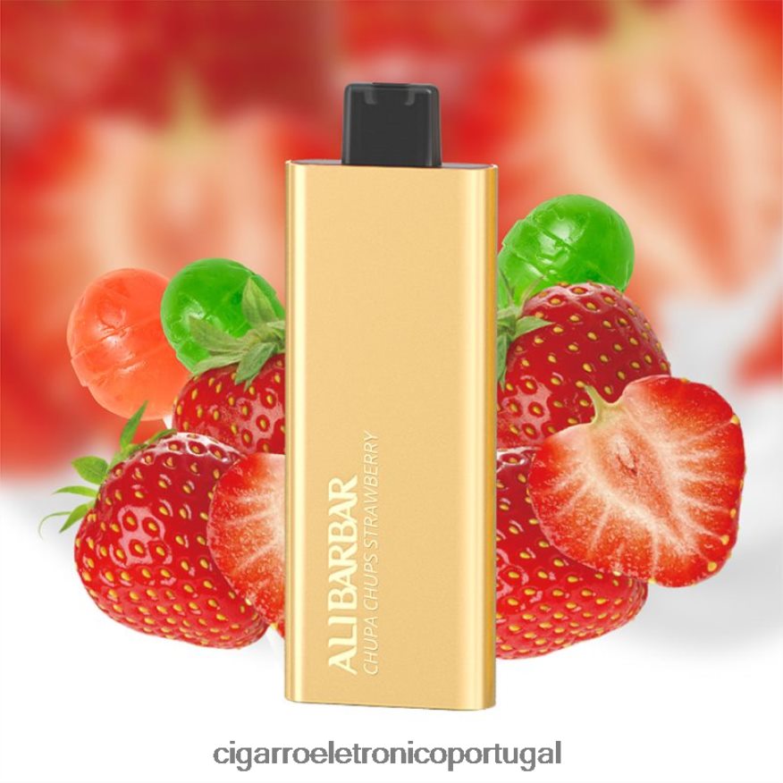 Cigarro Eletrónico Iqos - Alibarbar Pandora 7000 vapores descartáveis chupa chups de morango 4H6N0253