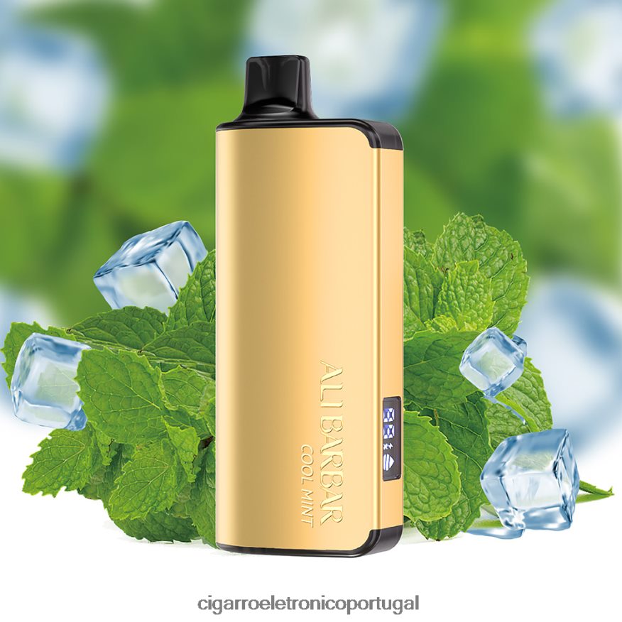 Atacado Vaporizador - Alibarbar Ingot 9000 vapores descartáveis menta fresca 4H6N0218