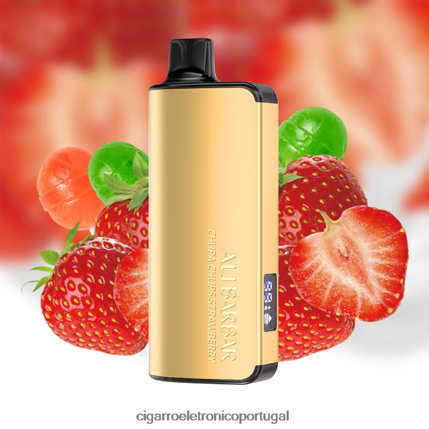 Cigarro Eletrônico - Alibarbar Ingot 9000 vapores descartáveis limão rosa 4H6N0223