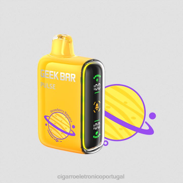 cigarro eletrónico iqos RB6475 morango banana GEEK BAR Pulse edição planeta 7.500 baforadas/15.000 baforadas