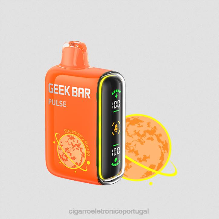 vaporizador de ervas atacado RB6481 manga morango GEEK BAR Pulse edição planeta 7.500 baforadas/15.000 baforadas