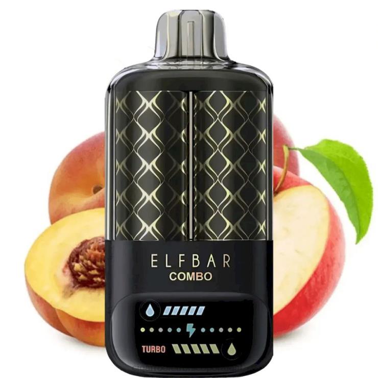 Cigarro Eletrónico Comprar Online - maçã e pêssego suculento Elf Bar Combo 25.000 R88084