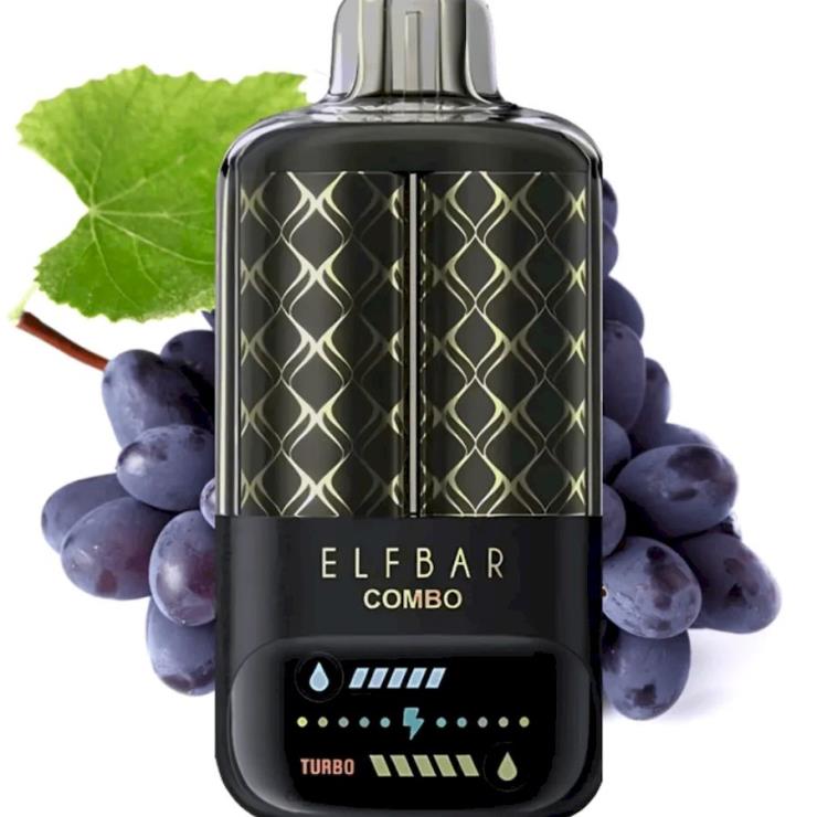 Importação Cigarro Eletrónico Portugal - bebida de uva e maria Elf Bar Combo 25.000 R88087