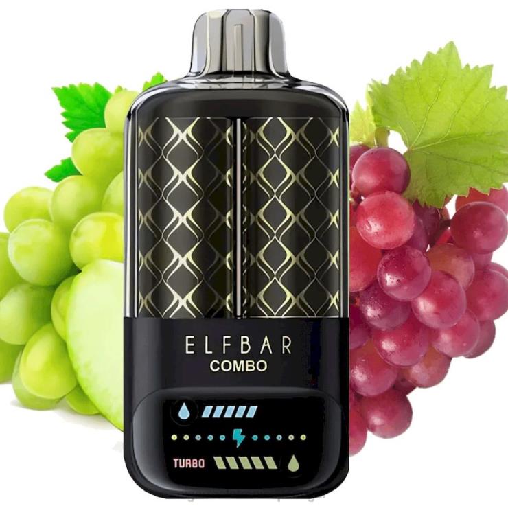 Loja Cigarro Eletronico Portugal - uva verde e uva Elf Bar Combo 25.000 R88089