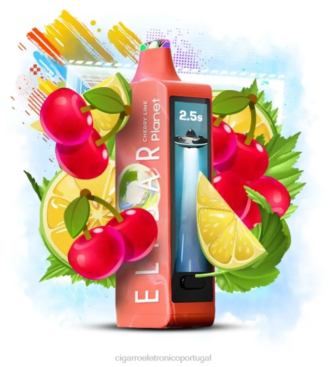 Atacado Vaporizador - limão cereja Elf Bar Planet 25.000 R880823